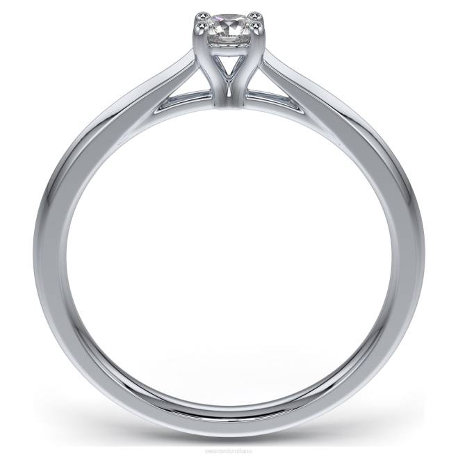 Swarovski DV4B982 gioielleria argento sterling, rodiato anello degli elementi essenziali