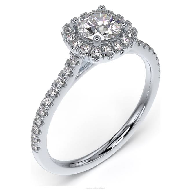 Swarovski DV4B988 gioielleria Oro bianco 14k anello firma