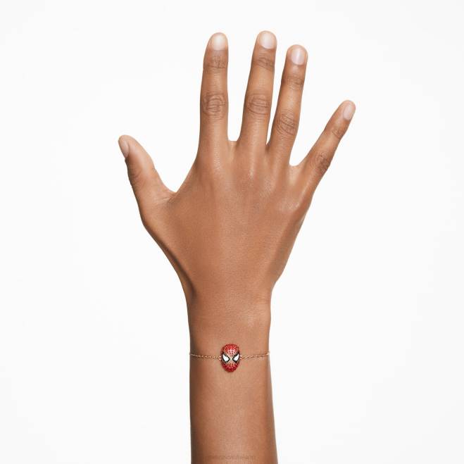 Swarovski DV4B429 gioielleria rosso, placcato color oro braccialetto Marvel Spider-Man