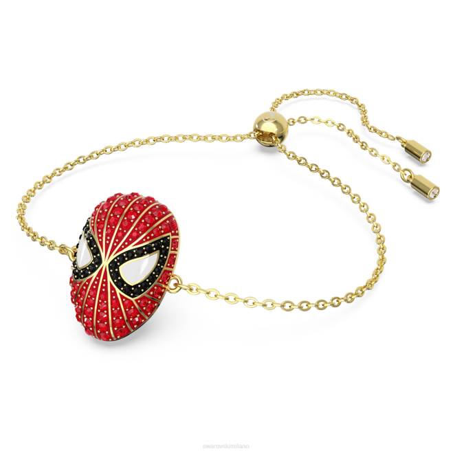 Swarovski DV4B429 gioielleria rosso, placcato color oro braccialetto Marvel Spider-Man