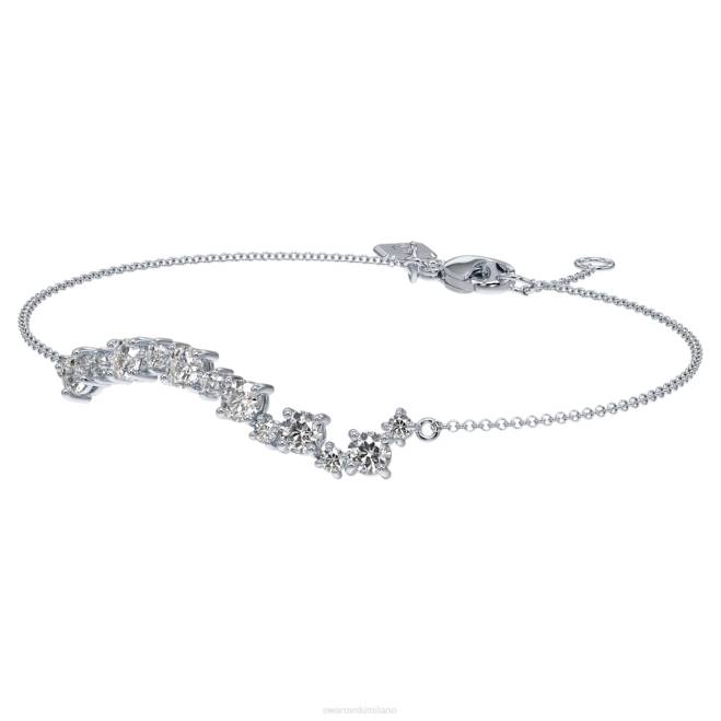 Swarovski DV4B437 gioielleria Oro bianco 14k braccialetto intimo