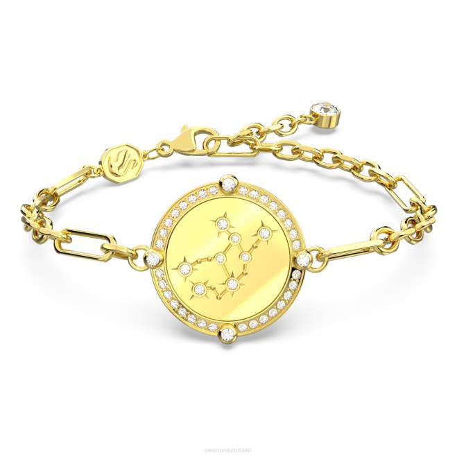 Swarovski DV4B447 gioielleria vergine, tono oro, placcato color oro braccialetto dello zodiaco