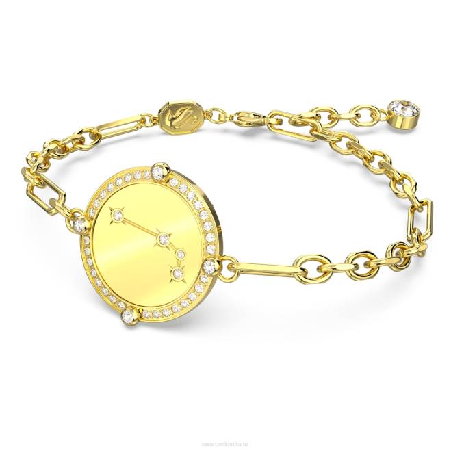 Swarovski DV4B448 gioielleria ariete, tono oro, placcato color oro braccialetto dello zodiaco
