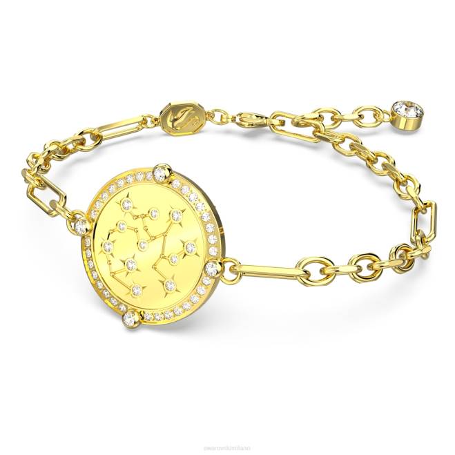 Swarovski DV4B452 gioielleria sagittario, tono oro, placcato oro braccialetto dello zodiaco
