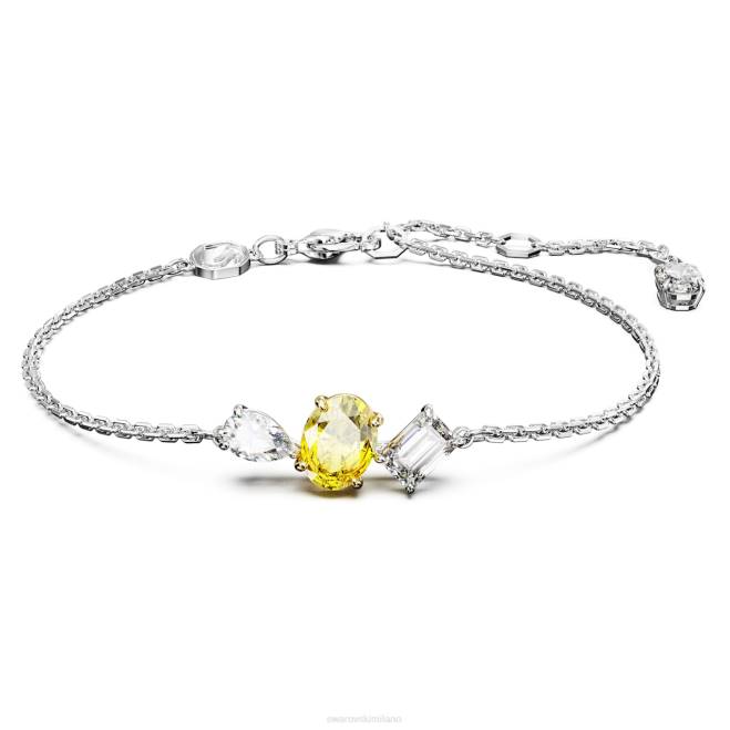 Swarovski DV4B456 gioielleria tagli misti, giallo, finitura metallo misto braccialetto mesmera