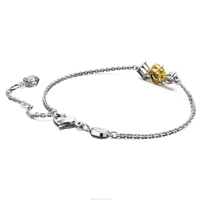 Swarovski DV4B456 gioielleria tagli misti, giallo, finitura metallo misto braccialetto mesmera