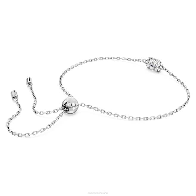 Swarovski DV4B463 gioielleria taglio rettangolare, blu, rodiato braccialetto stilla