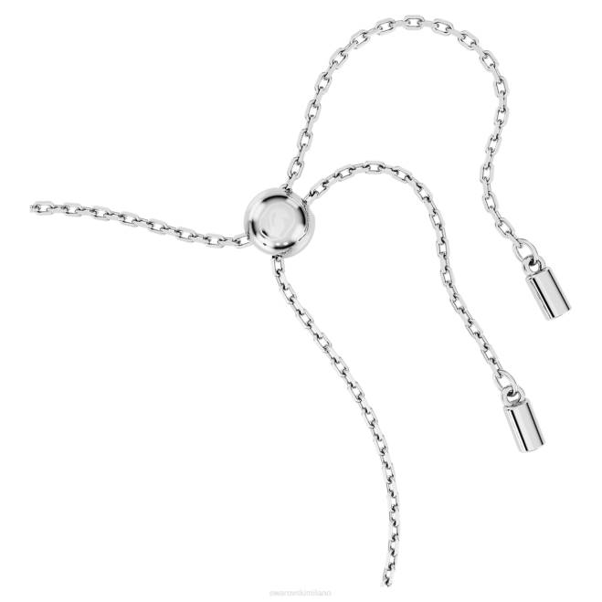 Swarovski DV4B464 gioielleria taglio rotondo, viola, placcato rodio braccialetto stilla