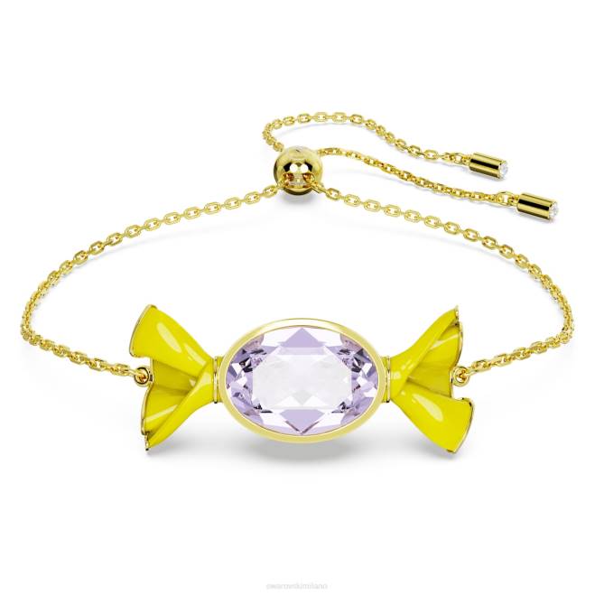 Swarovski DV4B471 gioielleria caramelle, multicolore, placcato color oro braccialetto dulcis