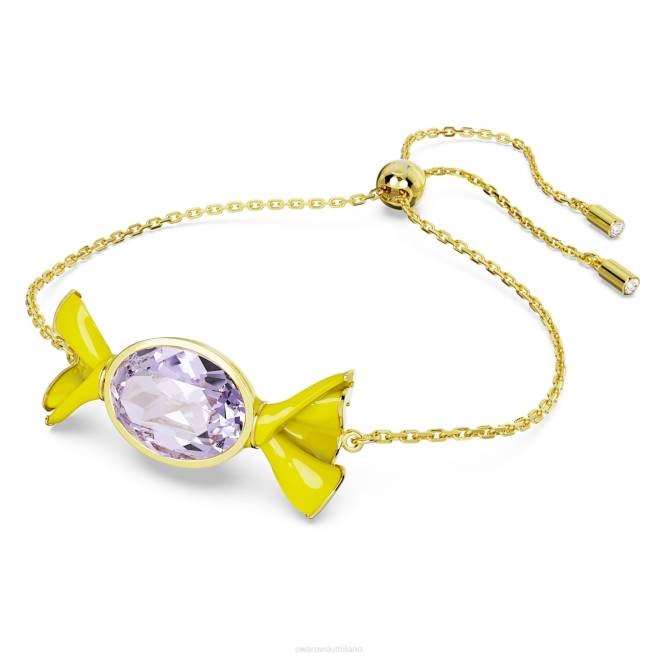 Swarovski DV4B471 gioielleria caramelle, multicolore, placcato color oro braccialetto dulcis
