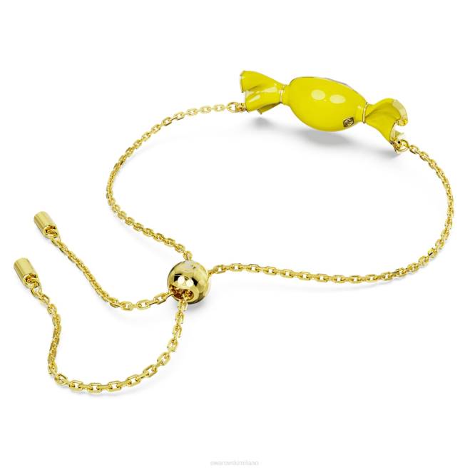Swarovski DV4B471 gioielleria caramelle, multicolore, placcato color oro braccialetto dulcis