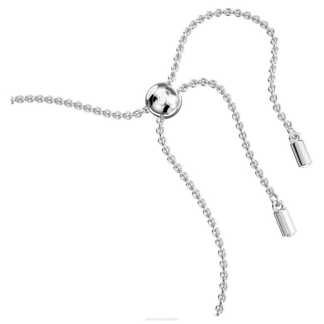 Swarovski DV4B479 gioielleria tagli rotondi misti, blu, rodiati braccialetto Emily