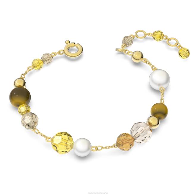 Swarovski DV4B509 gioielleria multicolore, placcato color oro braccialetto somnia