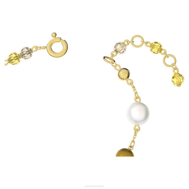 Swarovski DV4B509 gioielleria multicolore, placcato color oro braccialetto somnia