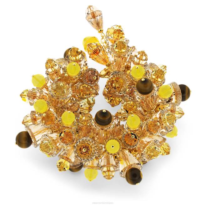 Swarovski DV4B514 gioielleria di tendenza, multicolore, placcato color oro braccialetto somnia