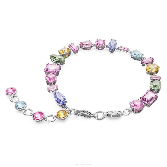 Swarovski DV4B522 gioielleria tagli misti, multicolori, rodiati braccialetto gemma