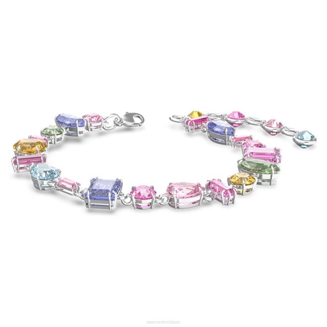 Swarovski DV4B535 gioielleria tagli misti, multicolori, rodiati braccialetto gemma