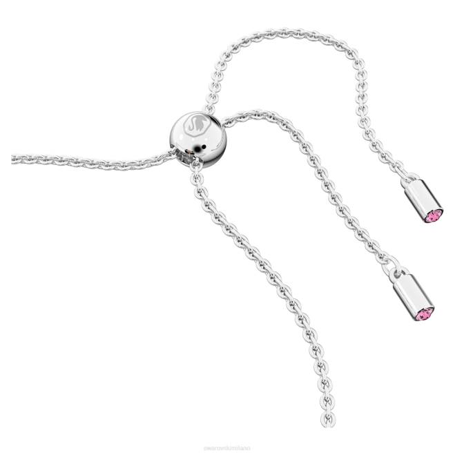Swarovski DV4B540 gioielleria taglio ottagonale, multicolore, placcato rodio braccialetto dell'orbita