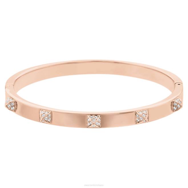 Swarovski DV4B594 gioielleria finitura bianca, tonalità oro rosa braccialetto tattico