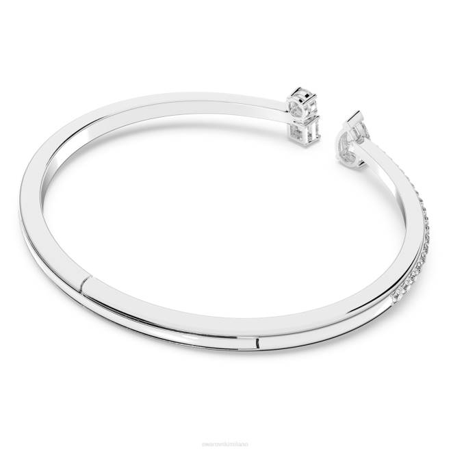 Swarovski DV4B596 gioielleria tagli misti, bianchi, rodiati attirare il polsino