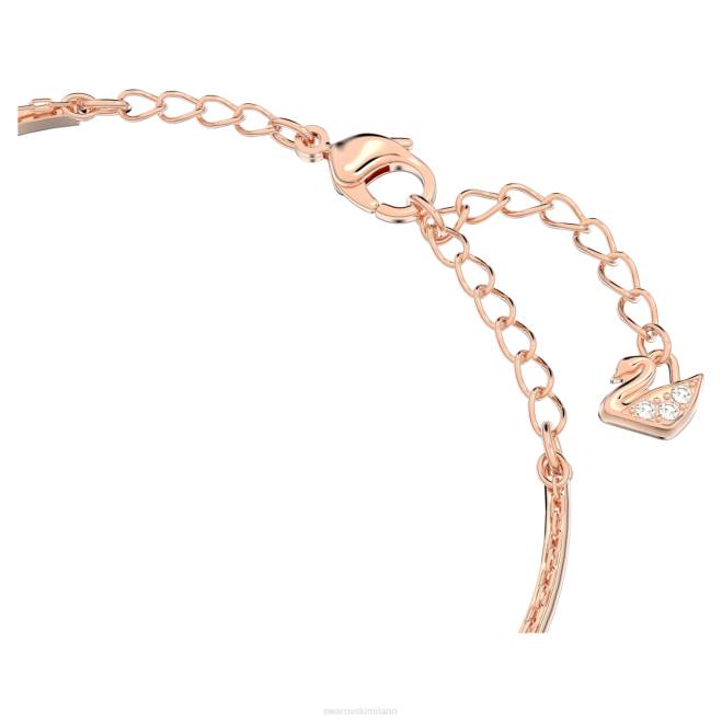 Swarovski DV4B597 gioielleria bianco, placcato color oro rosa braccialetto allo zenzero