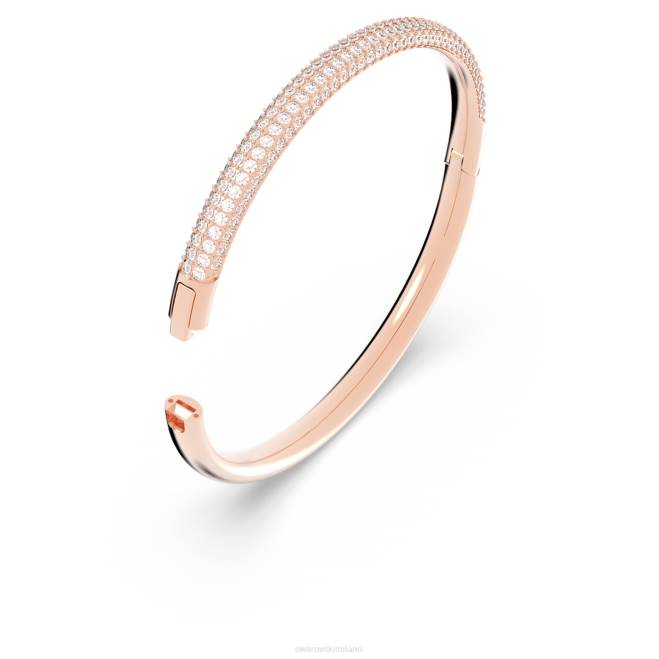 Swarovski DV4B599 gioielleria finitura bianca, tonalità oro rosa braccialetto di pietra