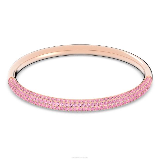 Swarovski DV4B608 gioielleria rosa, finitura tonalità oro rosa braccialetto di pietra