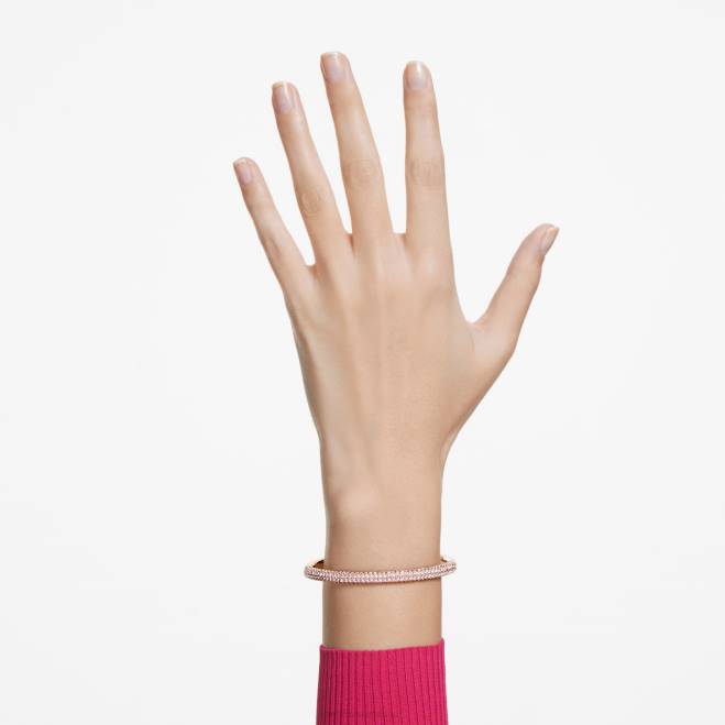 Swarovski DV4B608 gioielleria rosa, finitura tonalità oro rosa braccialetto di pietra
