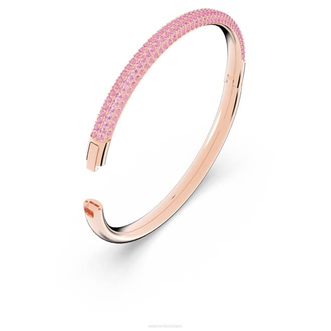 Swarovski DV4B608 gioielleria rosa, finitura tonalità oro rosa braccialetto di pietra