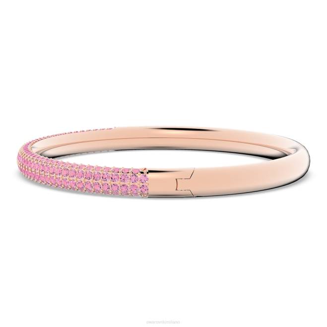 Swarovski DV4B608 gioielleria rosa, finitura tonalità oro rosa braccialetto di pietra