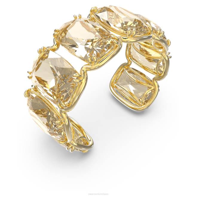 Swarovski DV4B611 gioielleria cristalli fluttuanti sovradimensionati, tono oro, placcati color oro bracciale Harmonia