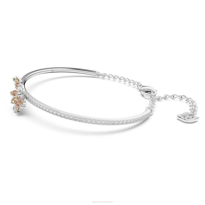 Swarovski DV4B629 gioielleria fiore, multicolore, finiture metalliche miste braccialetto di fiori eterni