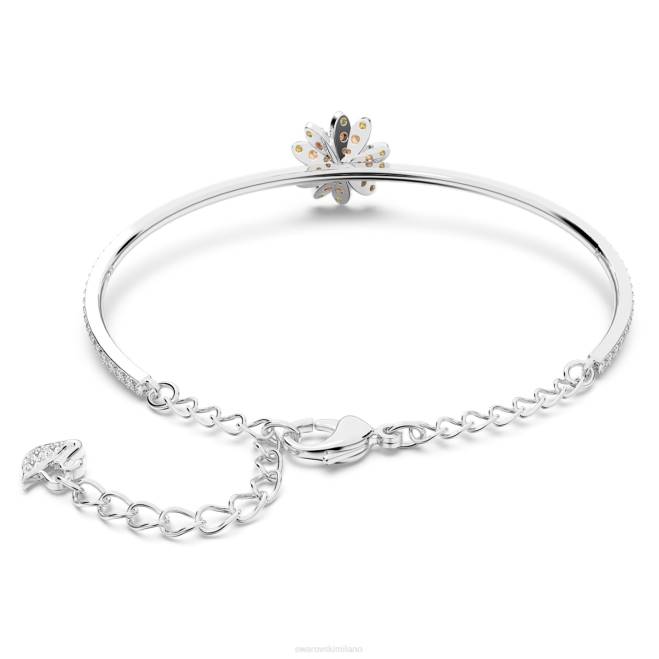 Swarovski DV4B629 gioielleria fiore, multicolore, finiture metalliche miste braccialetto di fiori eterni