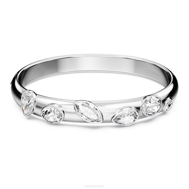 Swarovski DV4B630 gioielleria tagli misti, bianchi, rodiati braccialetto dextera