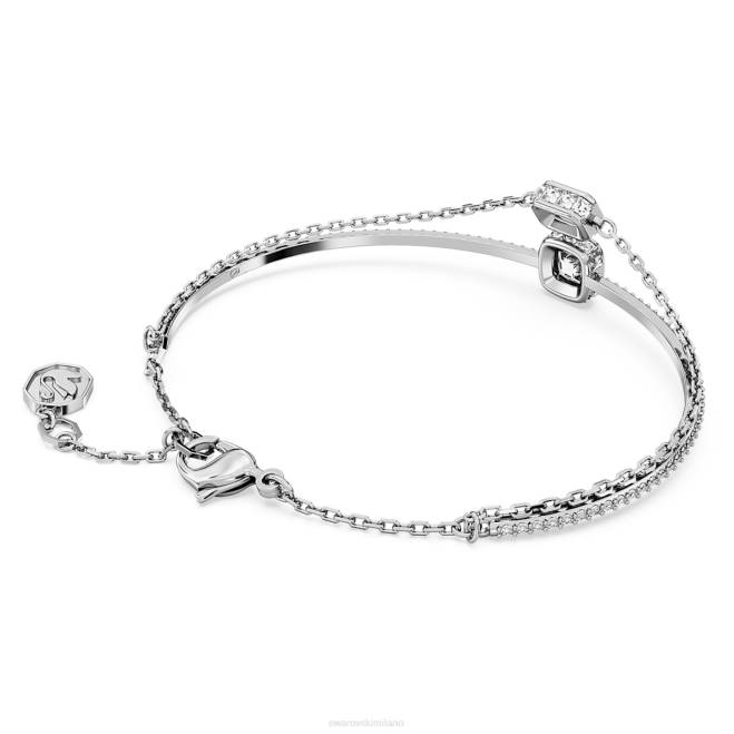 Swarovski DV4B633 gioielleria tagli misti, blu, rodiati ancora un braccialetto