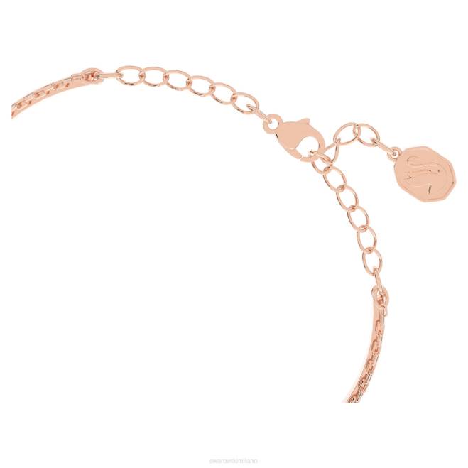 Swarovski DV4B639 gioielleria cigno, bianco, placcato tonalità oro rosa braccialetto Signum