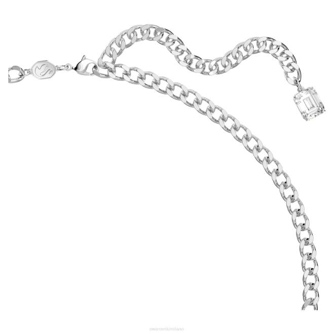Swarovski DV4B128 gioielleria rosso, rodiato collana alea