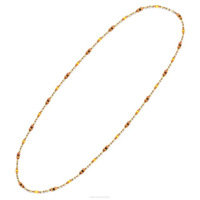 Swarovski DV4B72 gioielleria marrone, placcato color oro collana somnia