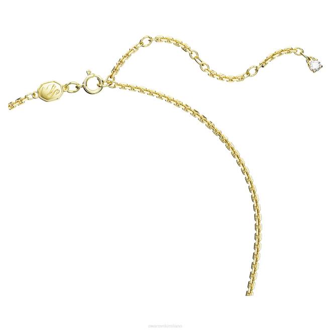 Swarovski DV4B91 gioielleria bianco, placcato color oro collana d'amore Volta