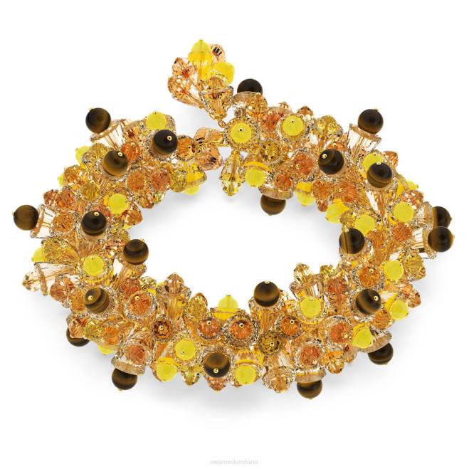 Swarovski DV4B95 gioielleria di tendenza, multicolore, placcato color oro collana somnia
