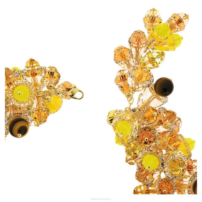 Swarovski DV4B95 gioielleria di tendenza, multicolore, placcato color oro collana somnia