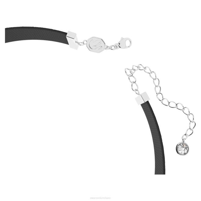 Swarovski DV4B354 gioielleria cuore, bianco, placcato rodio un girocollo