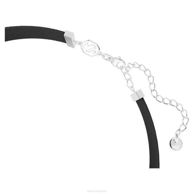 Swarovski DV4B357 gioielleria cuore, rosa, placcato rodio un girocollo