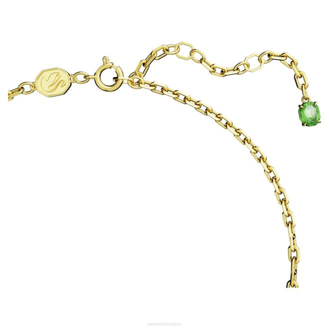 Swarovski DV4B165 gioielleria tartaruga, multicolore, placcato color oro ciondolo idilliaco