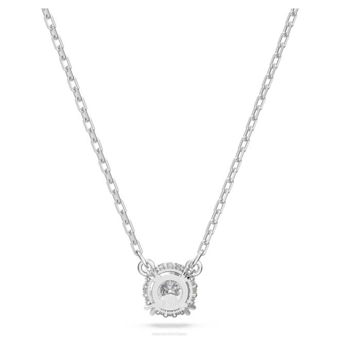 Swarovski DV4B169 gioielleria taglio rotondo, bianco, placcato rodio ciondolo costellazione