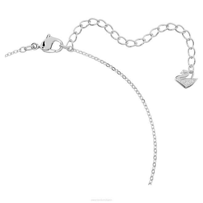 Swarovski DV4B180 gioielleria bianco, rodiato ciondolo creatività