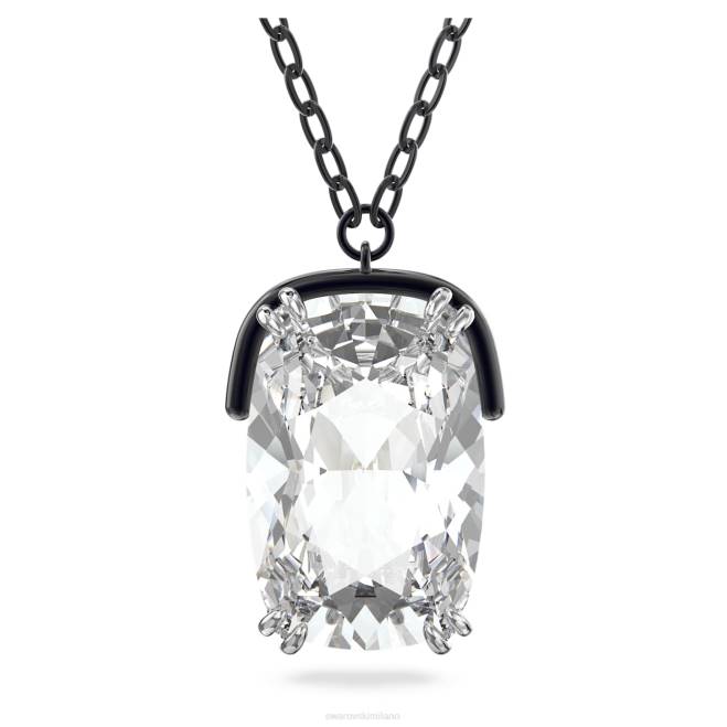 Swarovski DV4B193 gioielleria cristallo oversize, bianco, finitura metallo misto pendente armonia