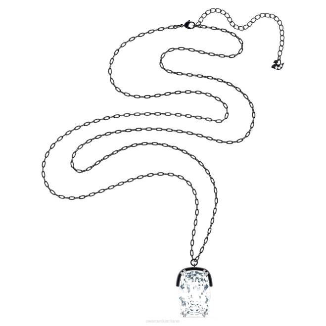 Swarovski DV4B193 gioielleria cristallo oversize, bianco, finitura metallo misto pendente armonia