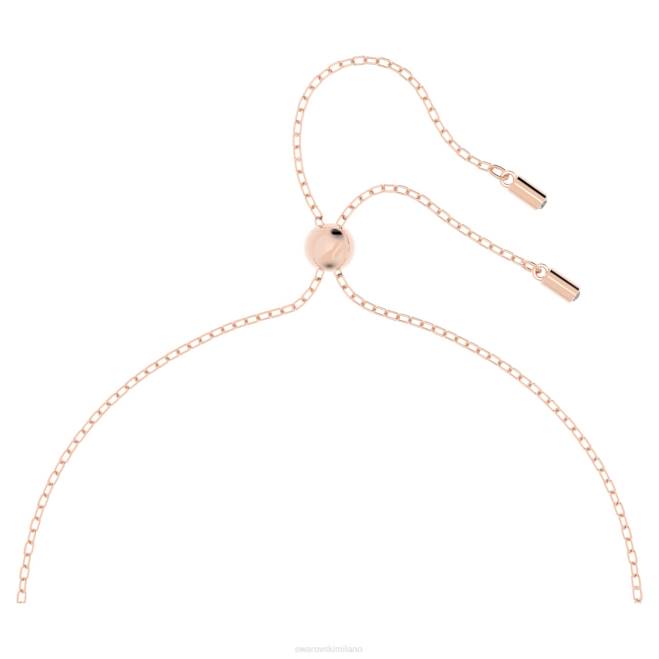 Swarovski DV4B216 gioielleria bianco, placcato color oro rosa pendente cavo