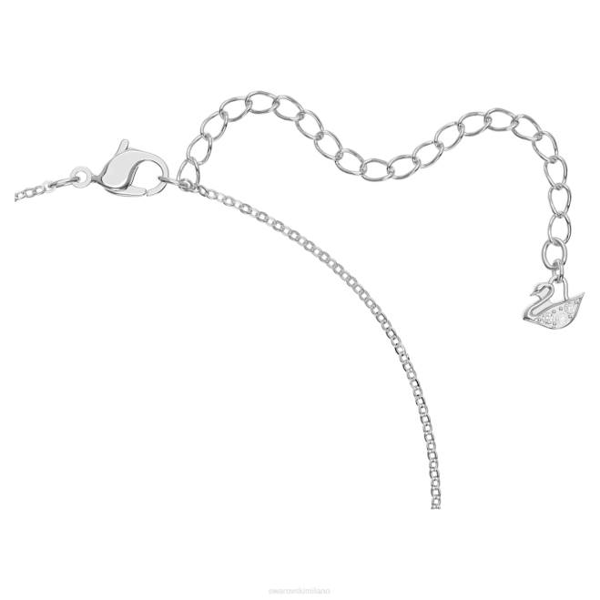 Swarovski DV4B227 gioielleria infinito, bianco, placcato rodio esistere ciondolo